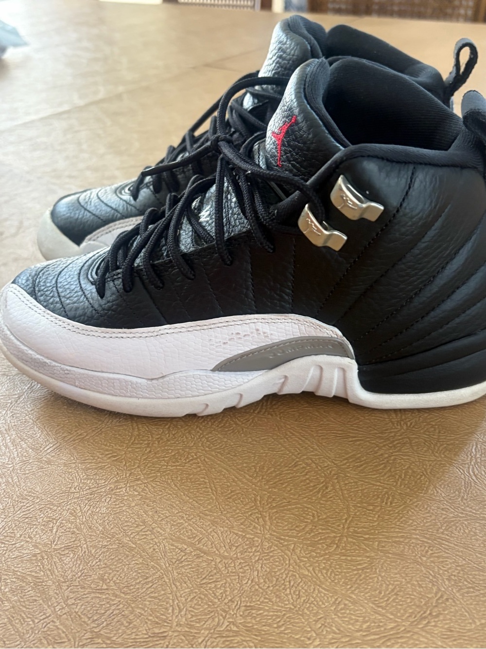 Nike Kids Black, White and Gray High-Top Sneakers